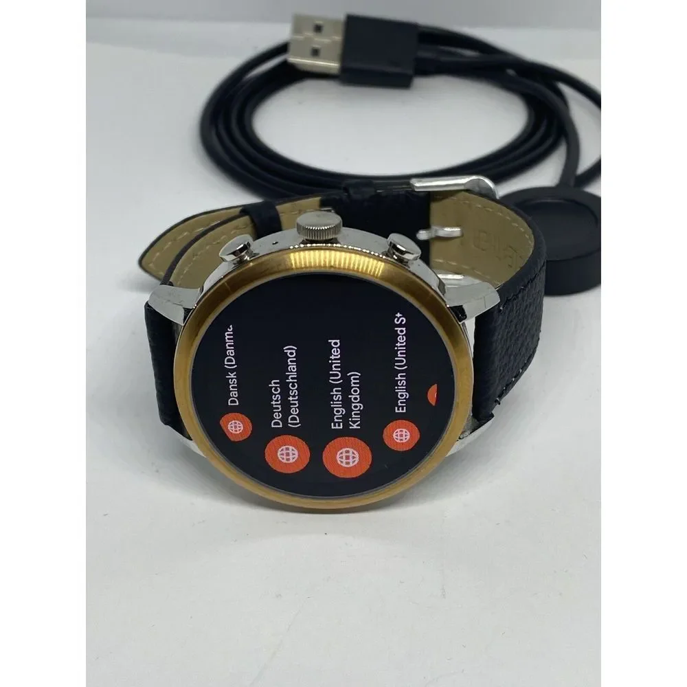 Fossil Gen 4 Authentic Digital Dial Smart Watch Custom Band FTW6016 AB164